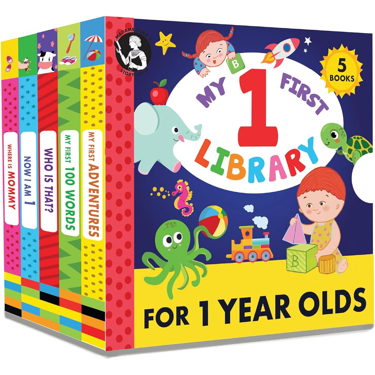 Baby book set for 1 year old