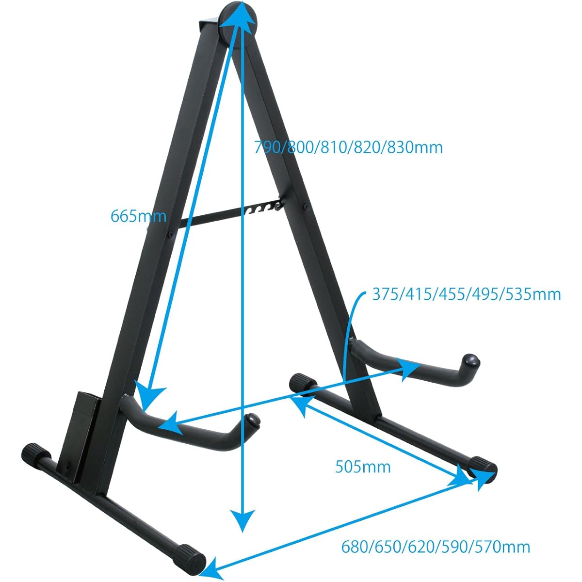 Kiktani cello, contrabass stand CB-200 black