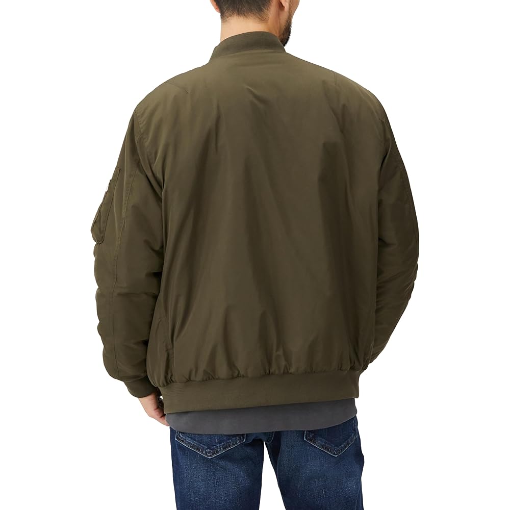 Outer MA-1 Blouson Fly Jacket Water Repellent Puffer Men's with 13 Storage Pockets