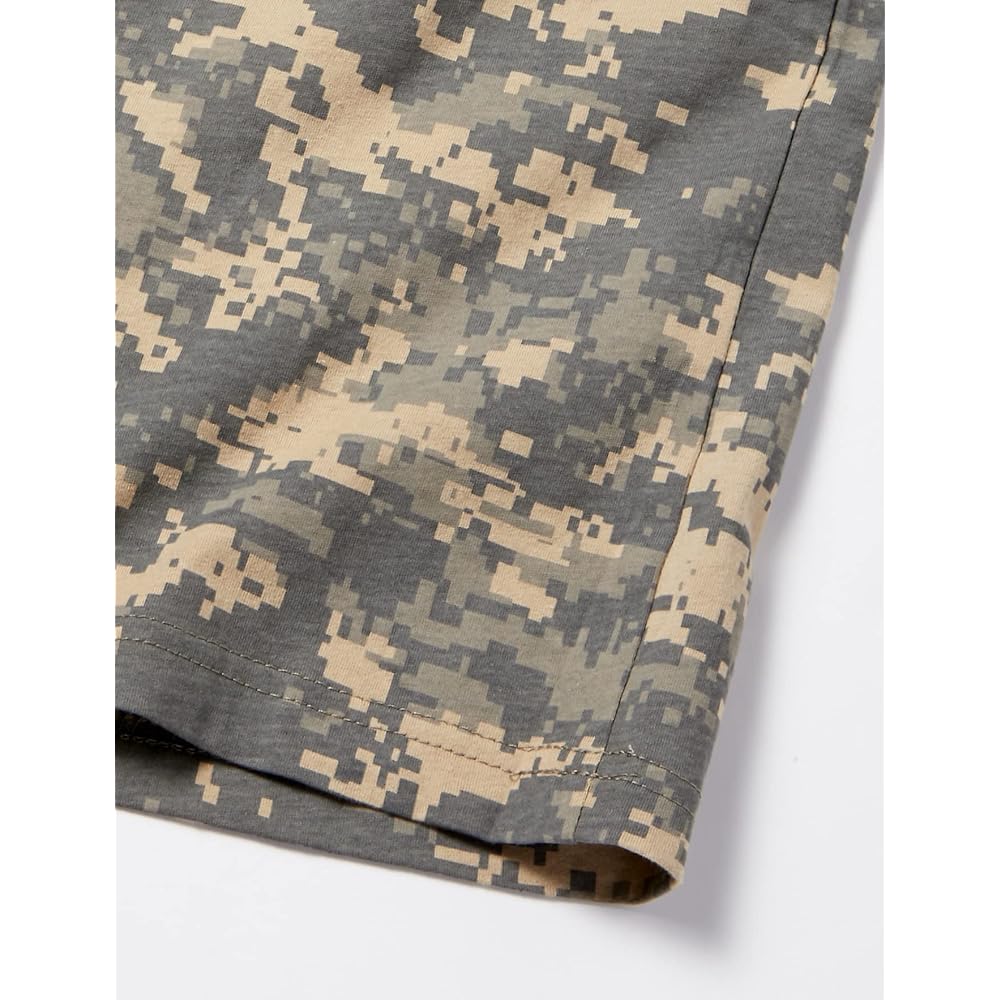 [Fstyle] T-shirt, US Army emblem embroidered emblem, camouflage T-shirt F-SD020752