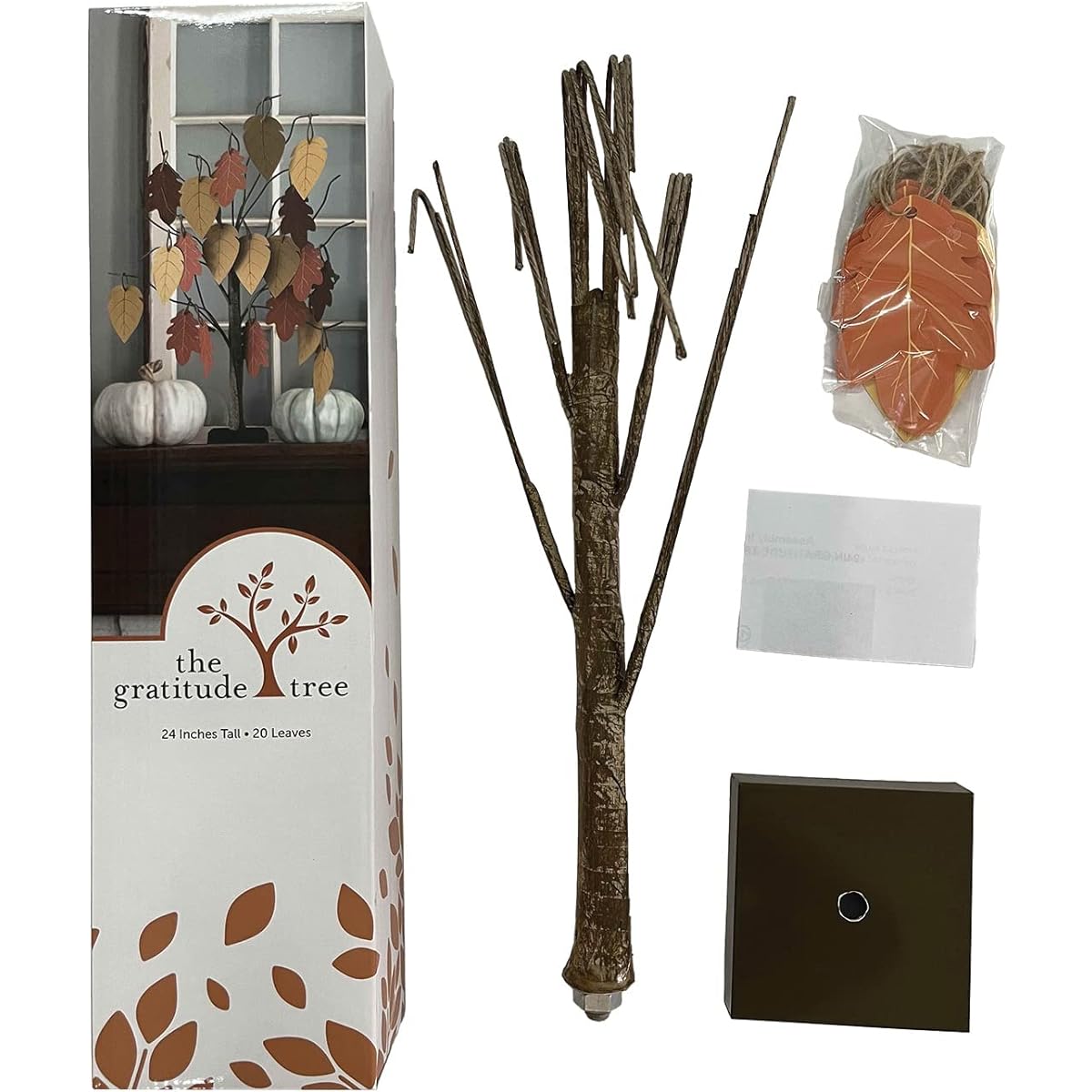 ProductWorks 24" Gratitude Tree with Leaves Kit Seasonal Holiday Decorations