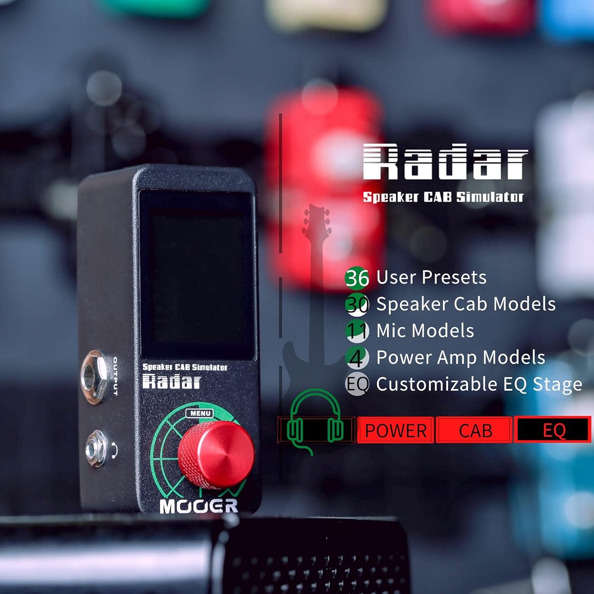 MOOER Radar Guitar Speaker Cab Simulator