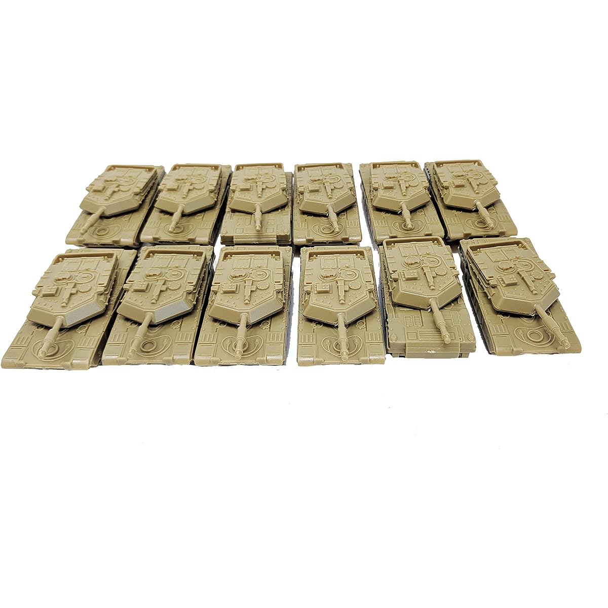 12 Piece Armored Military Tank with Wheels Diorama Set Toy Aircraft Carrier Army Playset