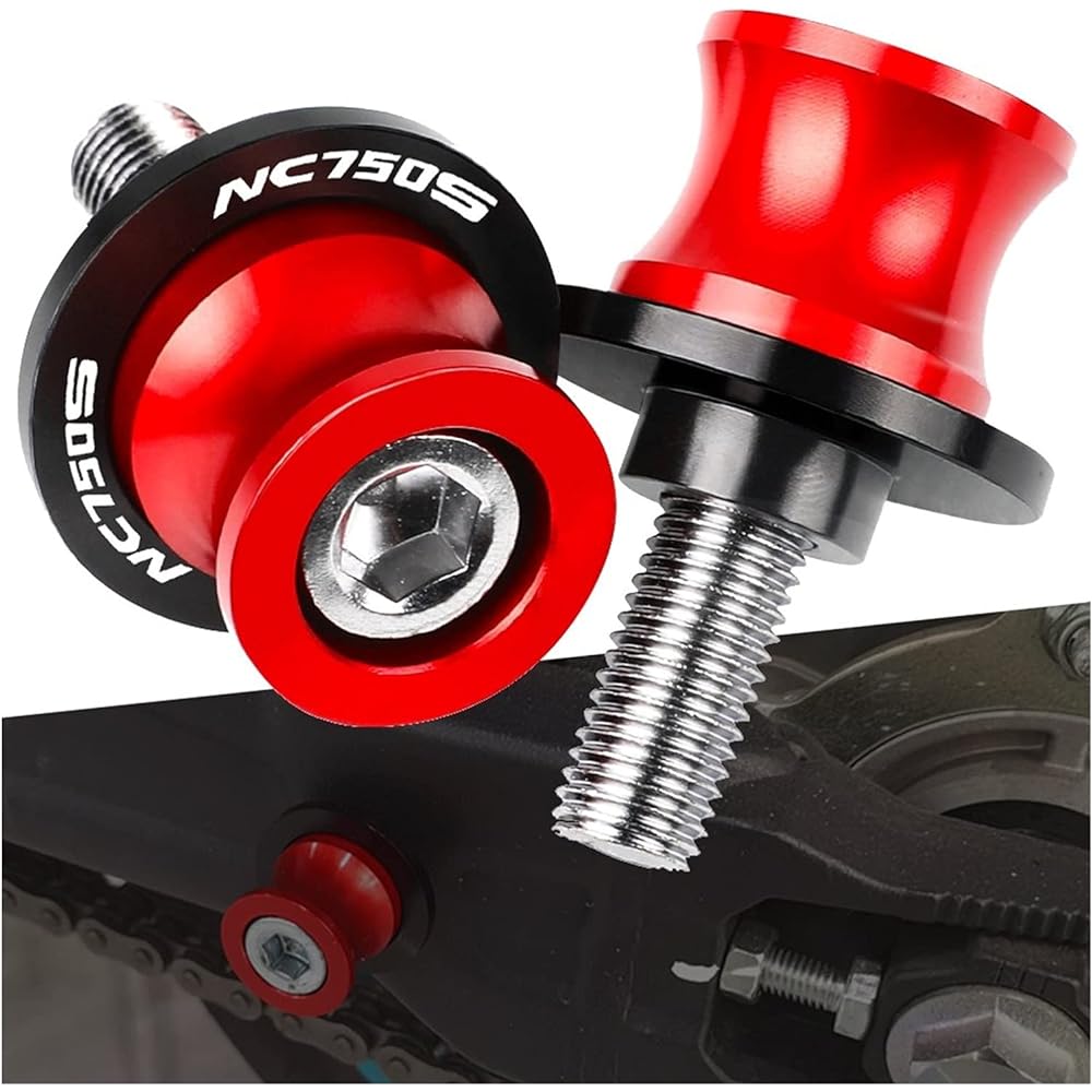 Stand Screw Slider Motorcycle Accessories CNC Rear Cycloid Axis Slider Bracket Screw is very suitable for Honda NC700NC750X/S NC700S NC700X NC750X NC750S2012-2020 (Color: 4)