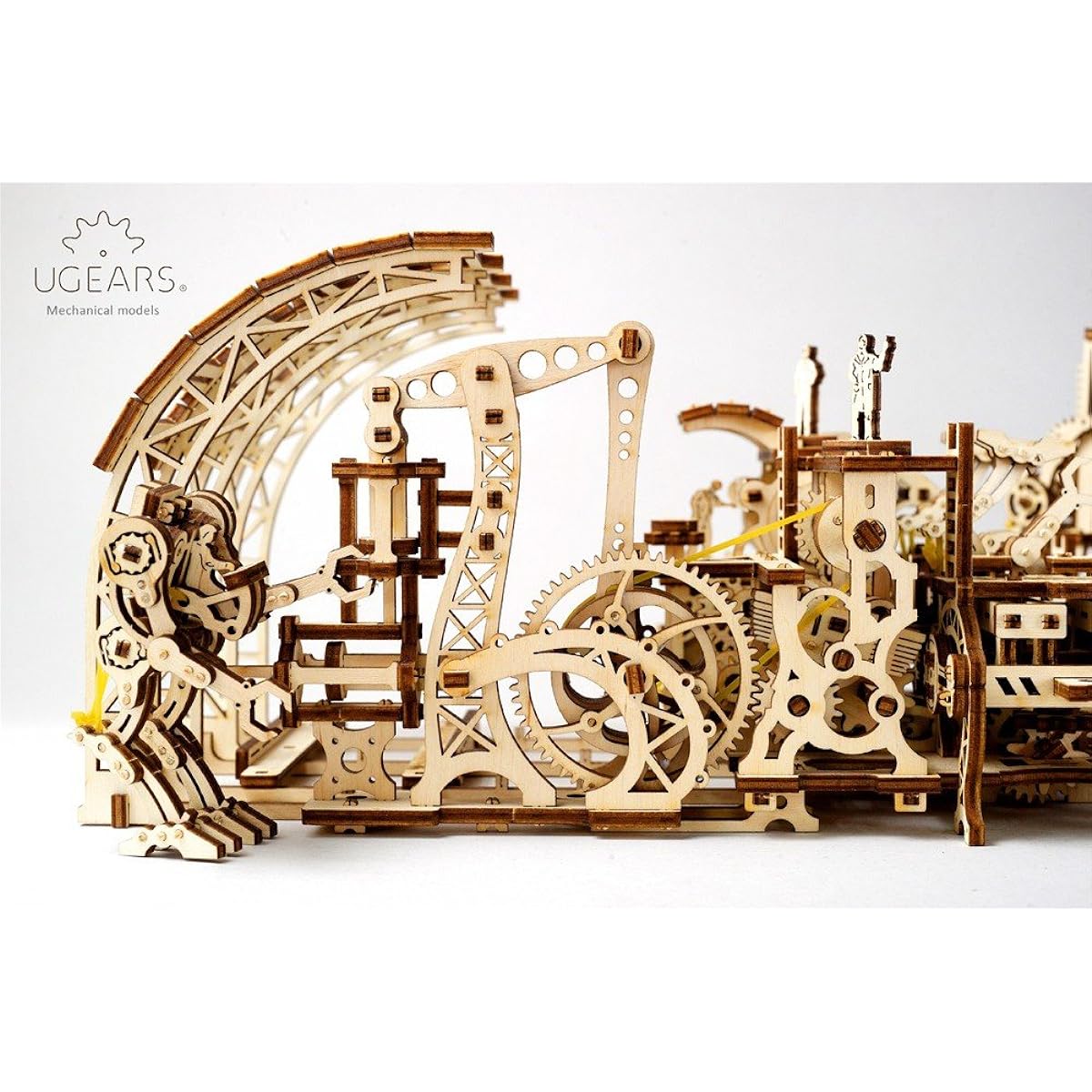 S.T.E.A.M. Line Toys UGears Mechanical Model 3D Wooden Puzzle - Mechanical Robot Factory