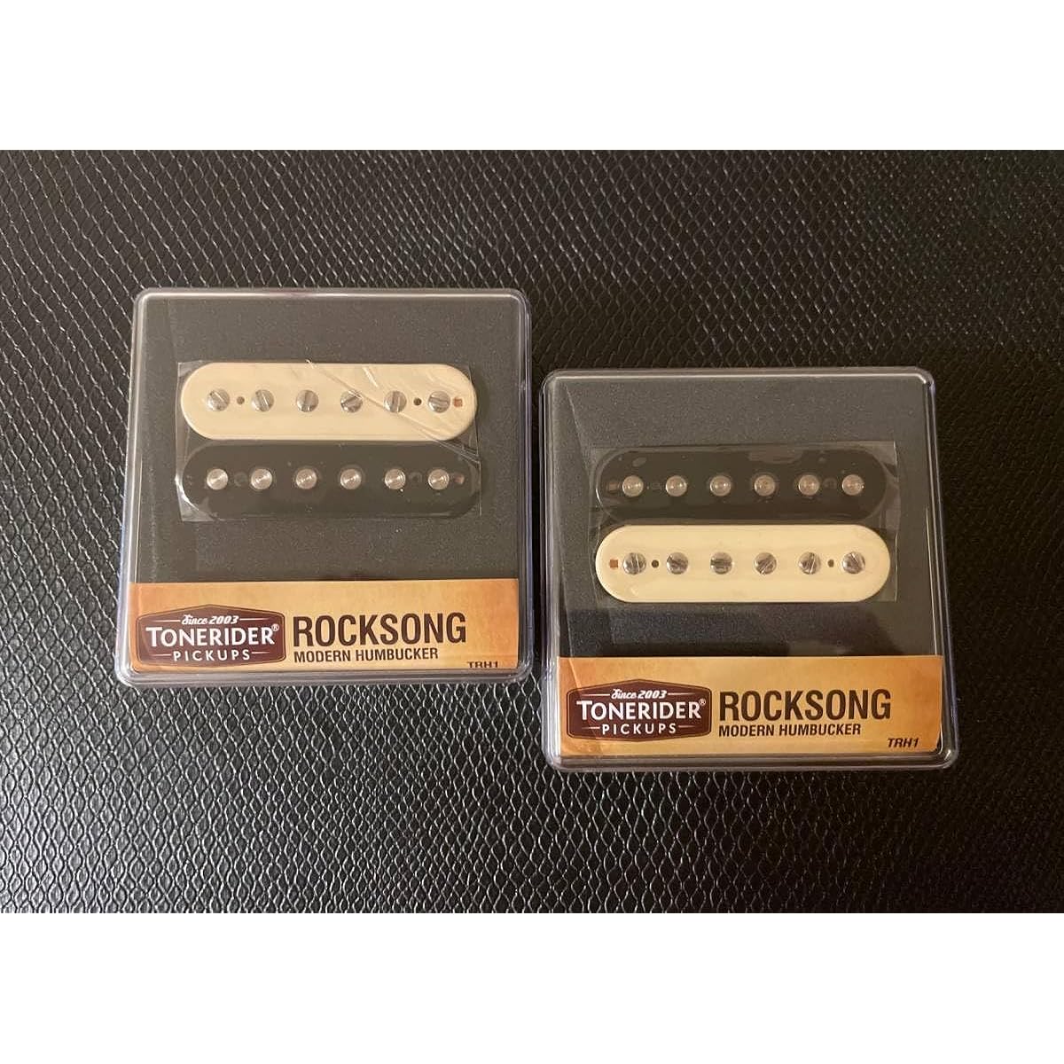 TONERIDER ROCKSONG Humbucker Pickup Neck & Bridge Set Zebra UK Brand