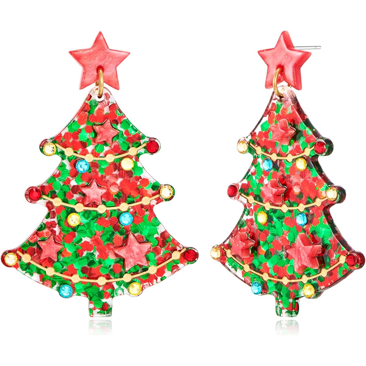 Christmas Earrings for Women Christmas Dangle Earrings