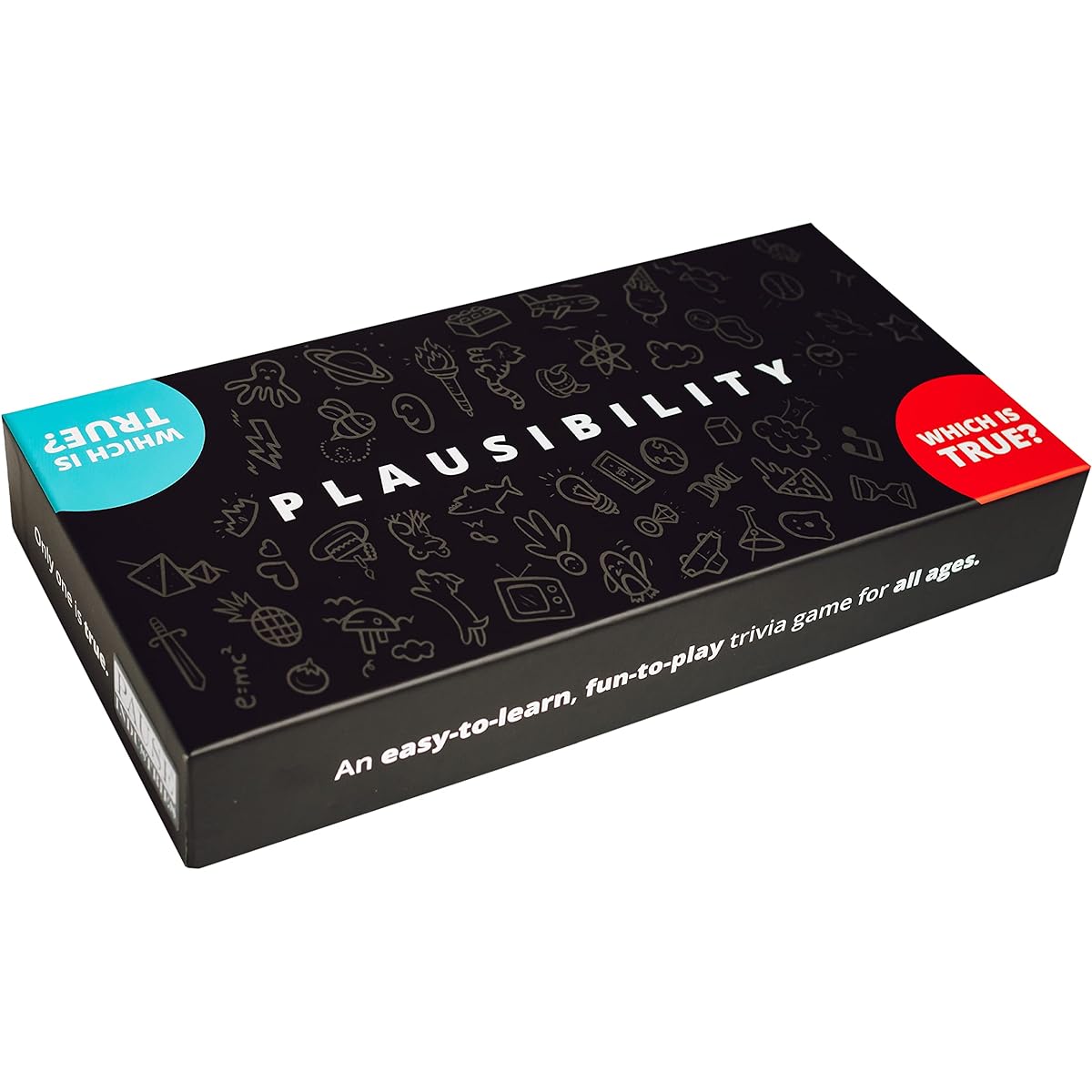PAUSE INDUSTRIES Plausability - A Trivia Game for Teens and Adults, Guess Which “Fact” is True?