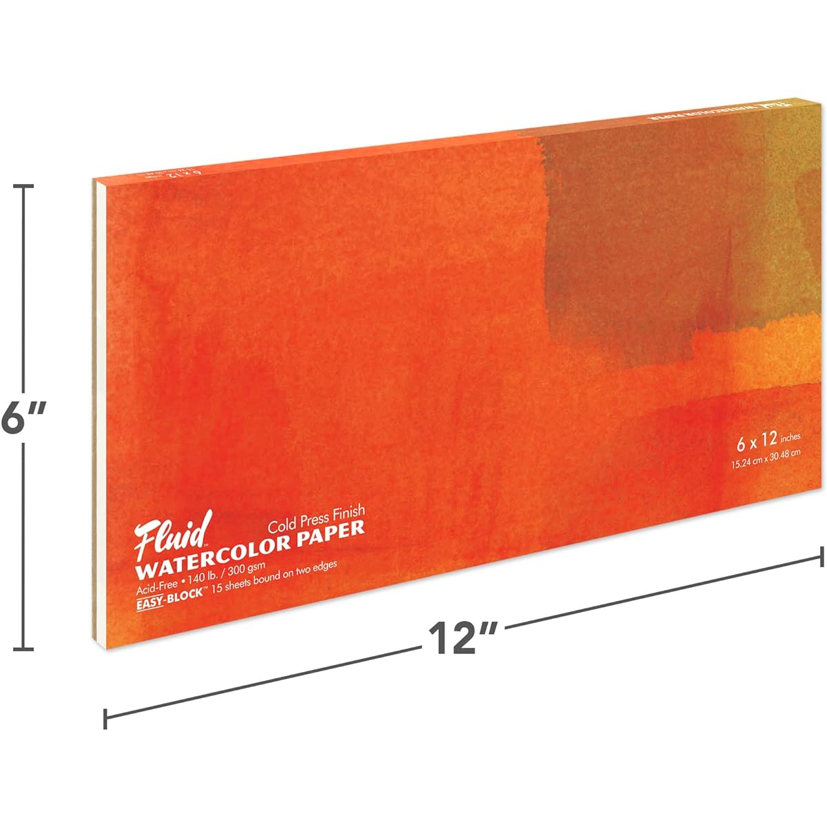 Fluid Easy Block Fluid Watercolor Blocks 6 in. x 12 in. block by Fluid Easy Block