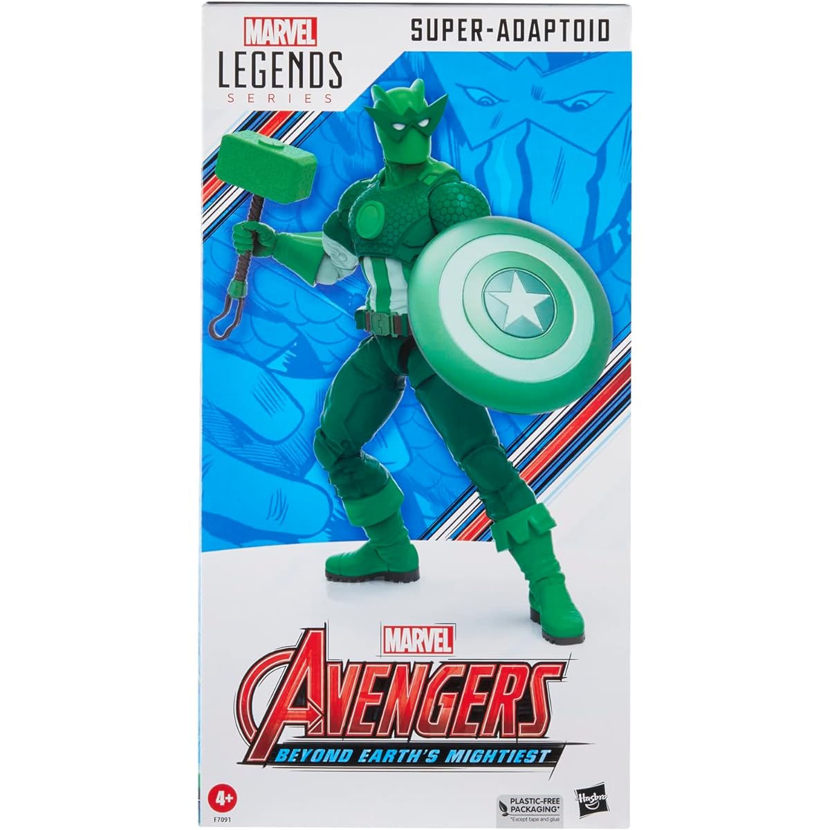 Hasbro Marvel Legends Series Super Adaptoid Avengers 60th Anniversary Collection Size 12" Tall Action Figure 6" Scale, F7091