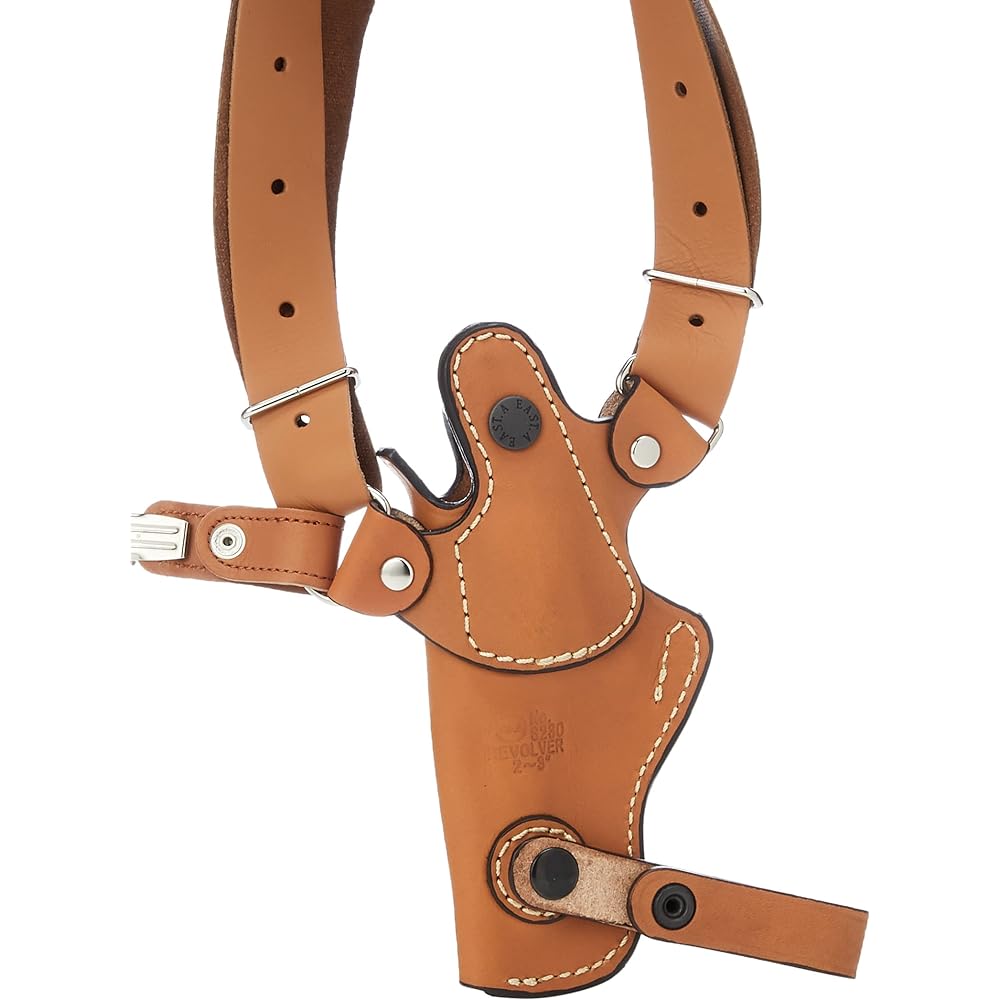 East.A Shoulder Holster Thumb Break Type Cowhide/Black No.S230-BK For Chief 2~3 inches