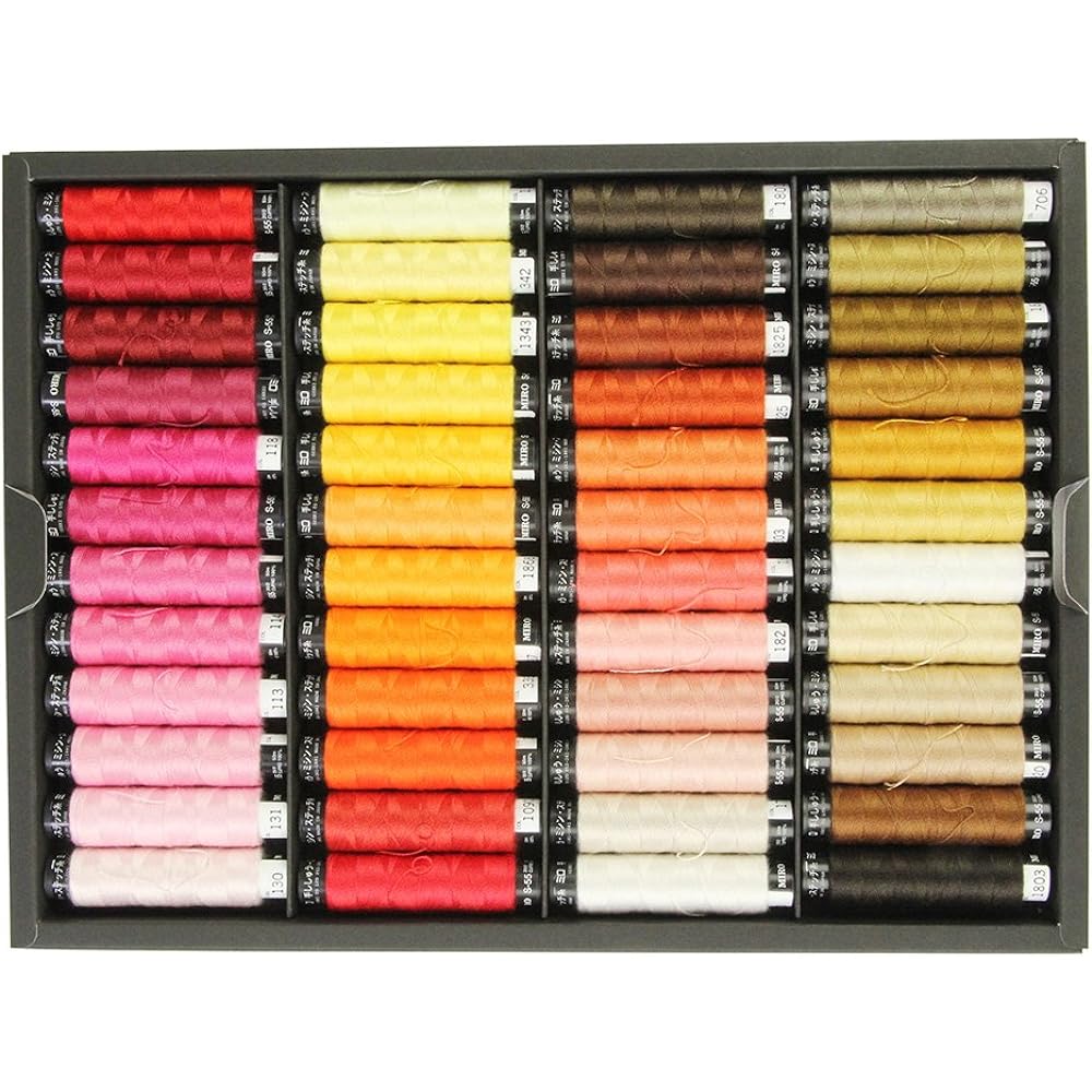 Ozeki Miro Hand Embroidery Household Thread #20 50m 100 Color Set