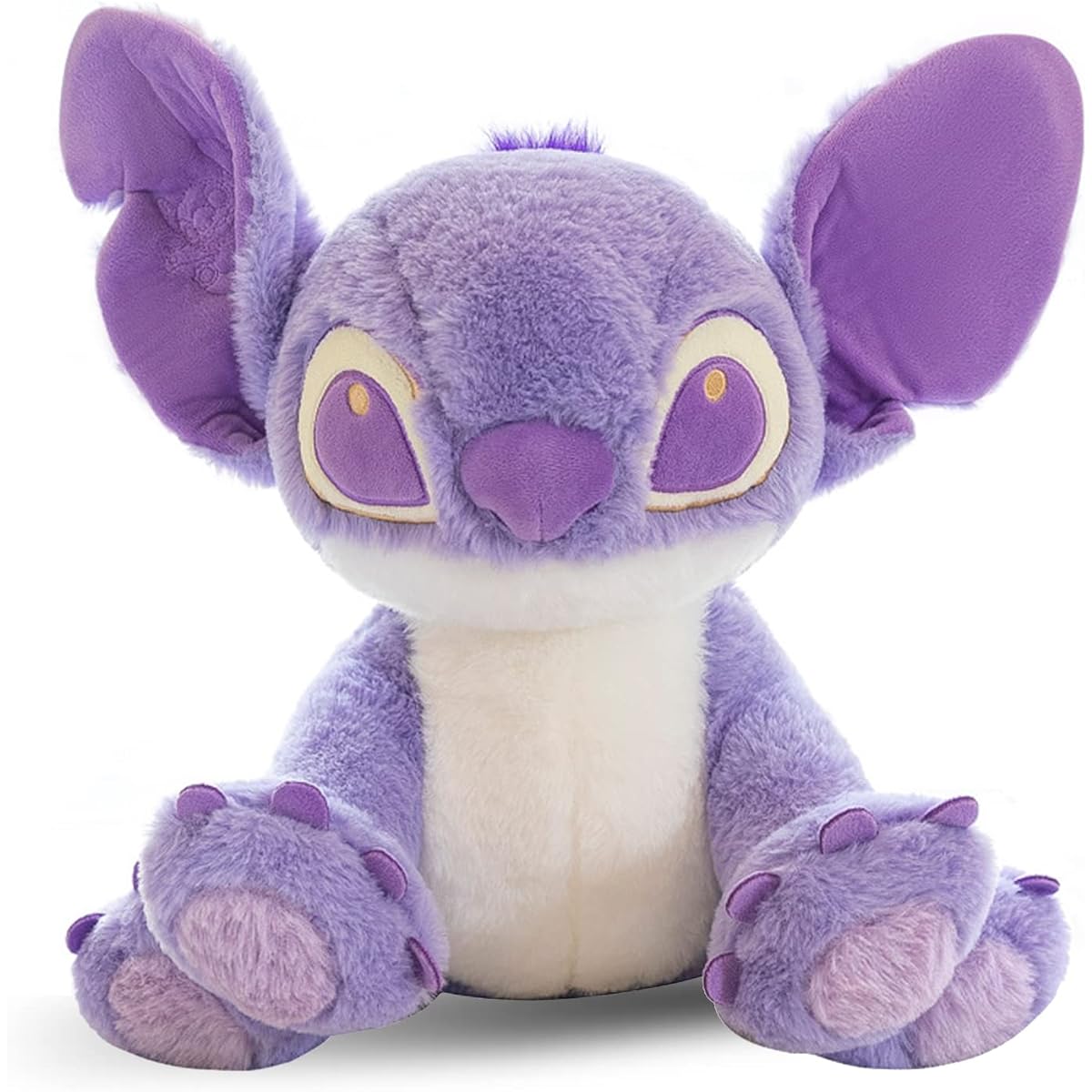 OSOCU® 10" / 14" / 20" Jumbo Purple Stltch Plush Toy - Violet Little Monster Plush - 100% Polyester Anime Plush Pillow - Embroidery Stitching - Skin Friendly and Soft for Collection
