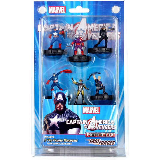 Marvel HeroClix Captain America and the Avengers Fast Force.