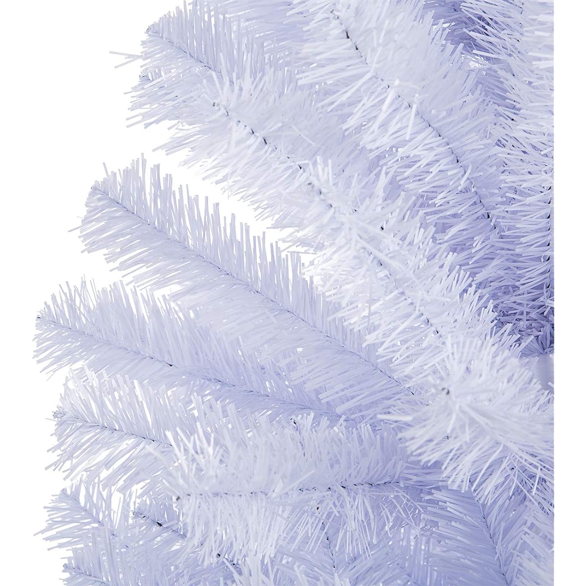 Sunnyglade 4ft Premium White Artificial Christmas Tree, 400 Chips, Full Tree, Easy Assembly with Christmas Tree Metal Stand for Indoor and Outdoor Use (4ft)