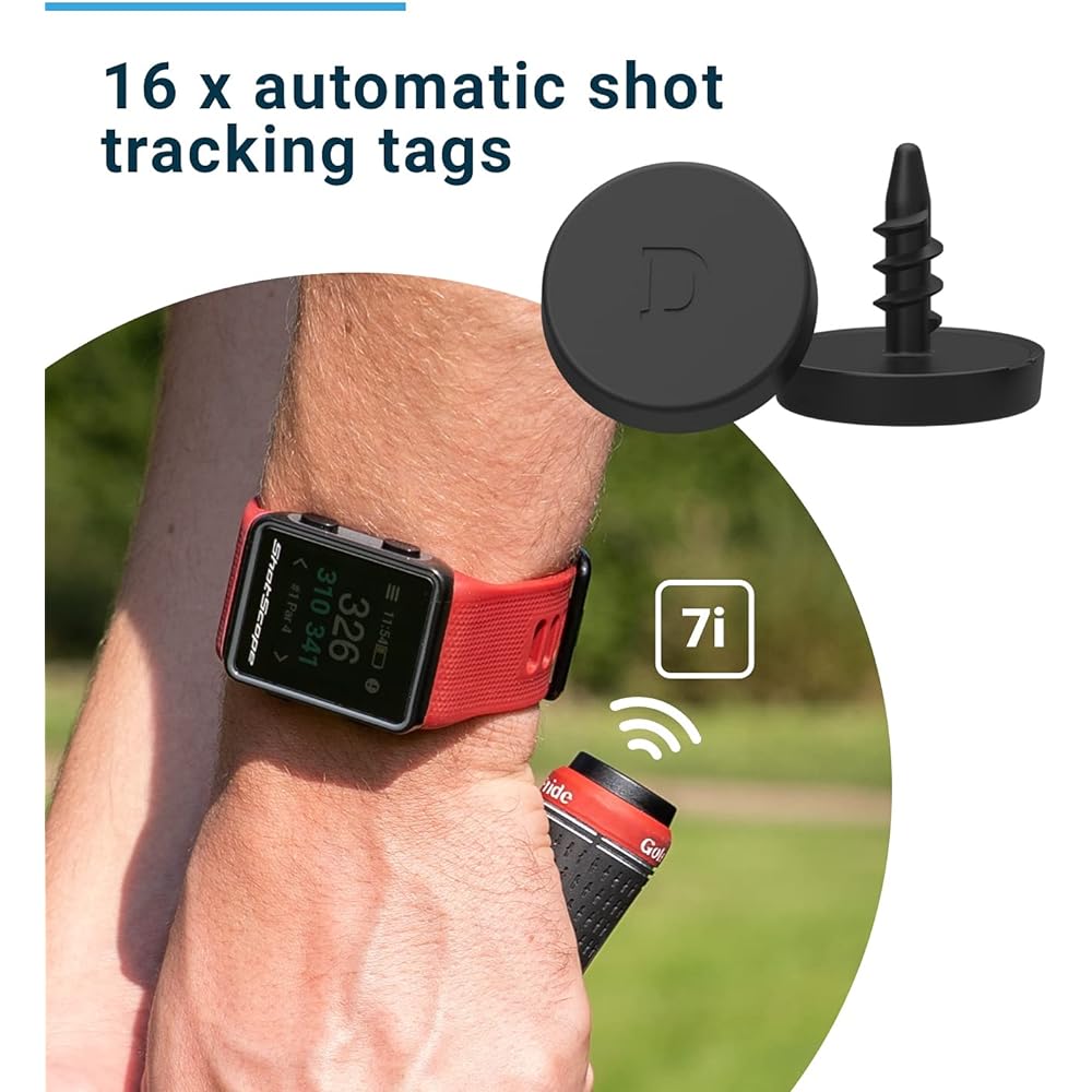 Shotscope V3 GPS Watch Black