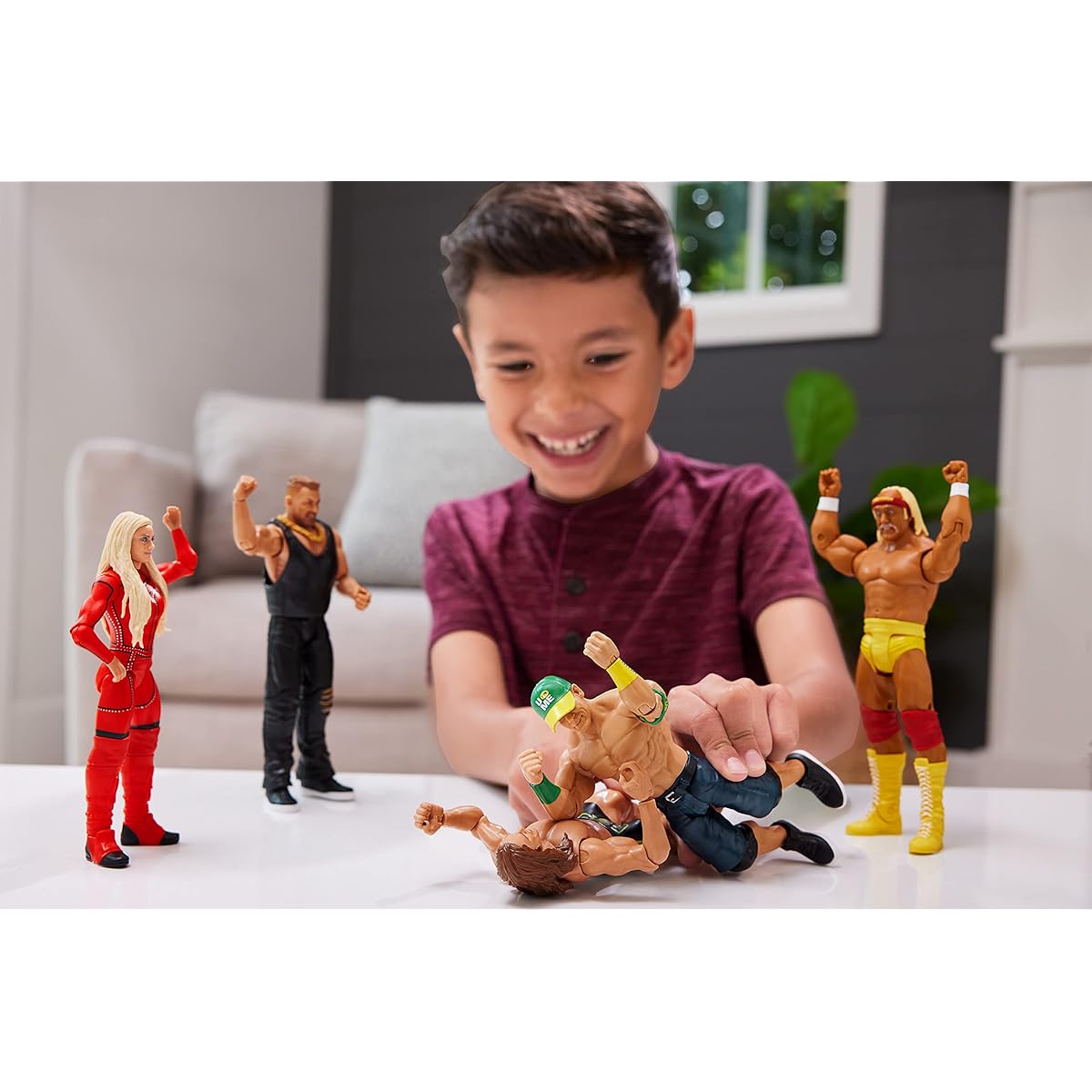 WWE Action Figure John Cena Basic Poseable 6" Collectible Ages 6+