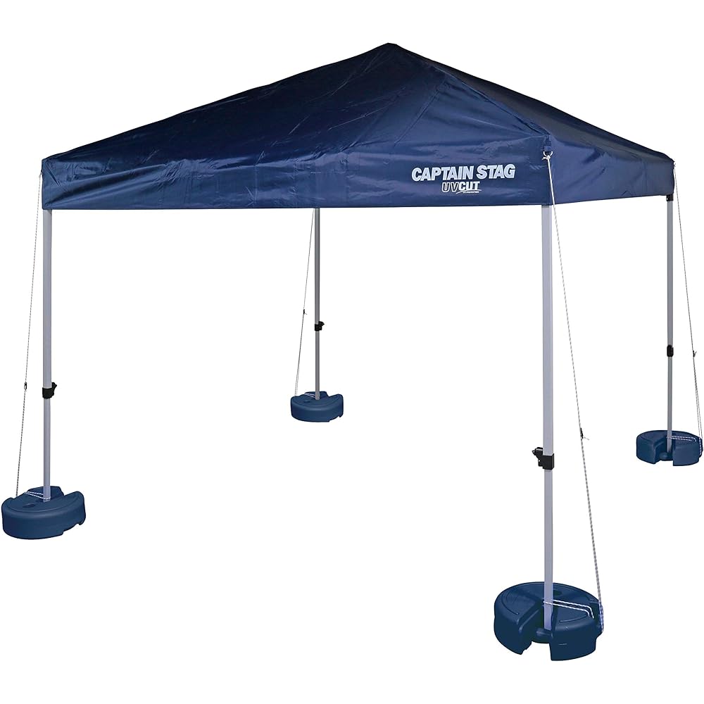 CAPTAIN STAG Tent Weight Weight Water Weight Parasol Stand For Tarps & Parasols Water Weight 10kg Navy UD-67