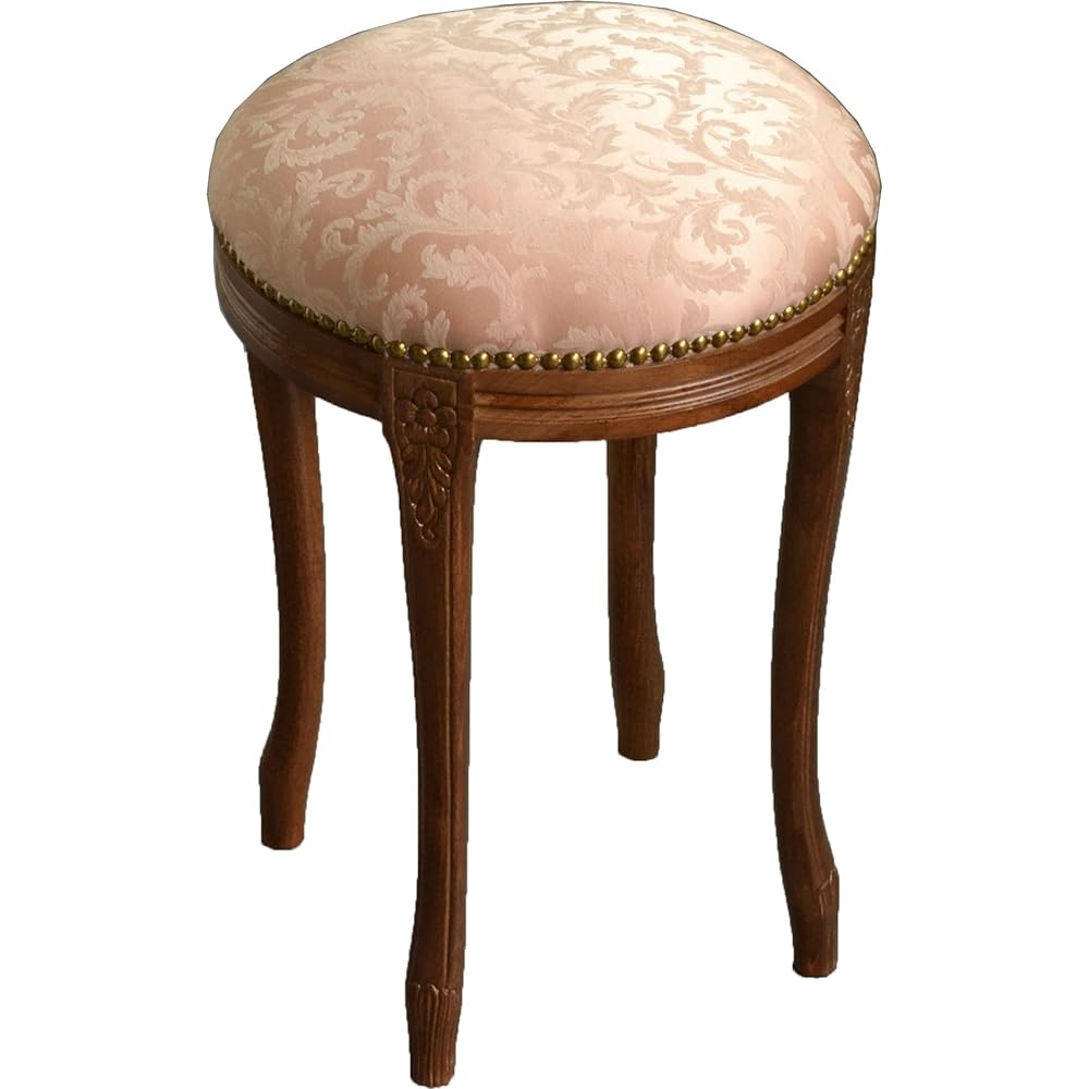 Royal Arden Stool Made in Italy Round 49cm Pink 51443