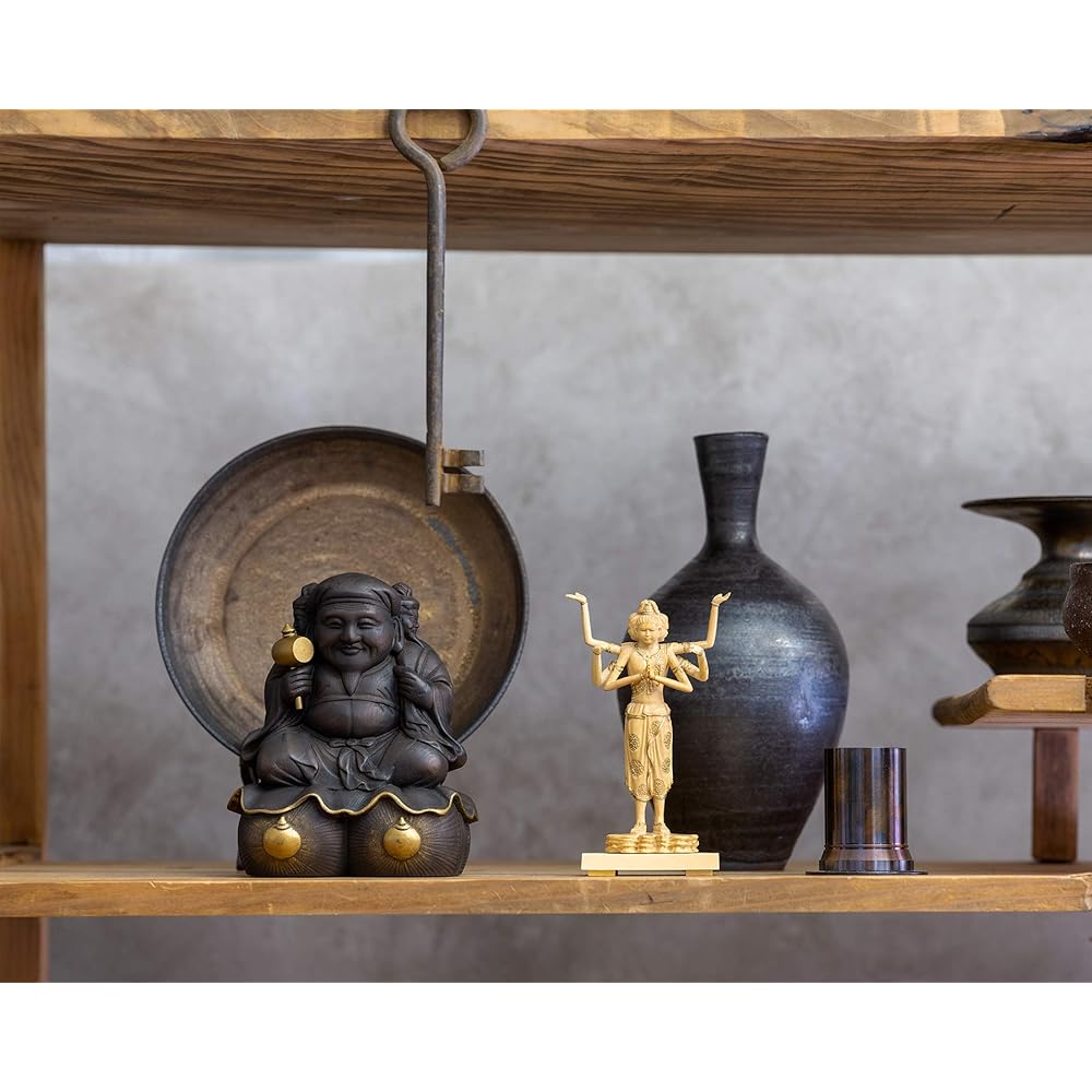 Tiny Buddha Ashura (Wooden: Boxwood)_Wood Carving Buddha Statue Buddha Statue World (GSB Ashura