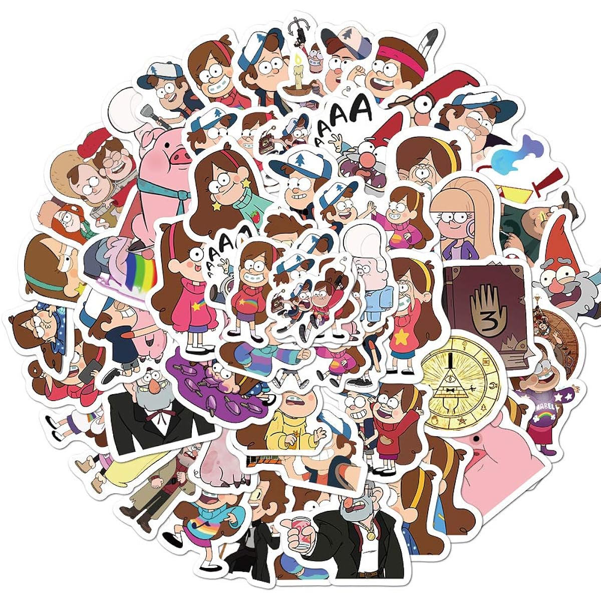 Stickers for Hydro Flask, 50pcs Vinyl Waterproof Stickers for Teens, Laptop, Skateboard, Water Bottle, Computer, Cellphone, Luggage, SBT10