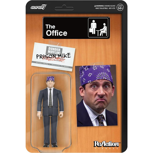 Super7 The Office Reaction Figures Wave 2 - Michael Scott (Prison Mike) Action Figure