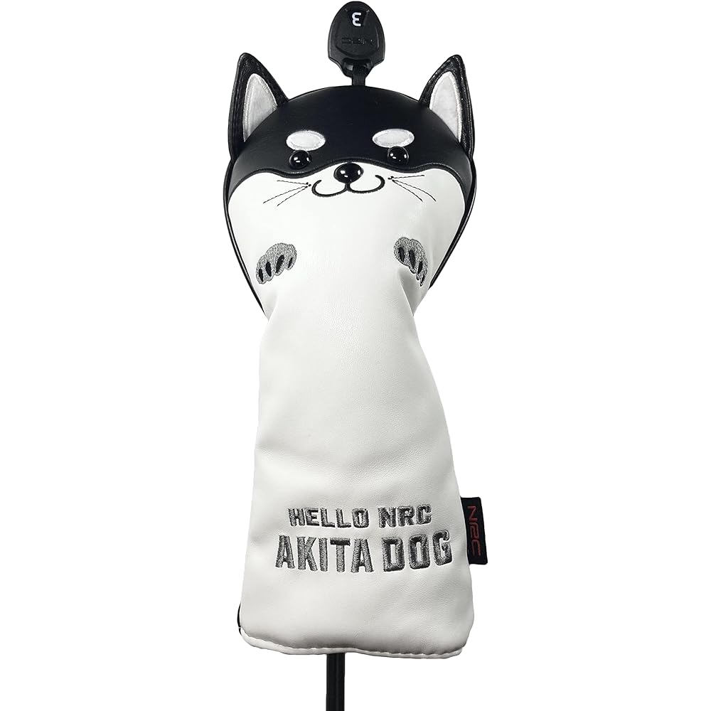 Cute character fairway wood head cover set of 2
