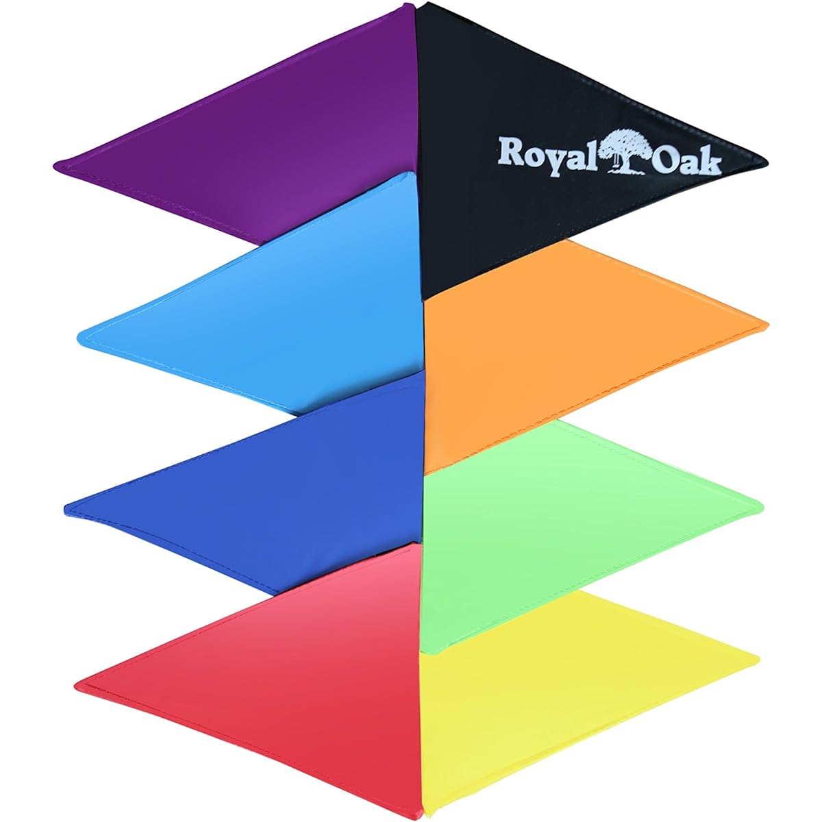 Royal Oak Colourful Rainbow Flags for Saucer Swing, Tyre Swings, Water Resistant Durable Material, Great for Parties and Events
