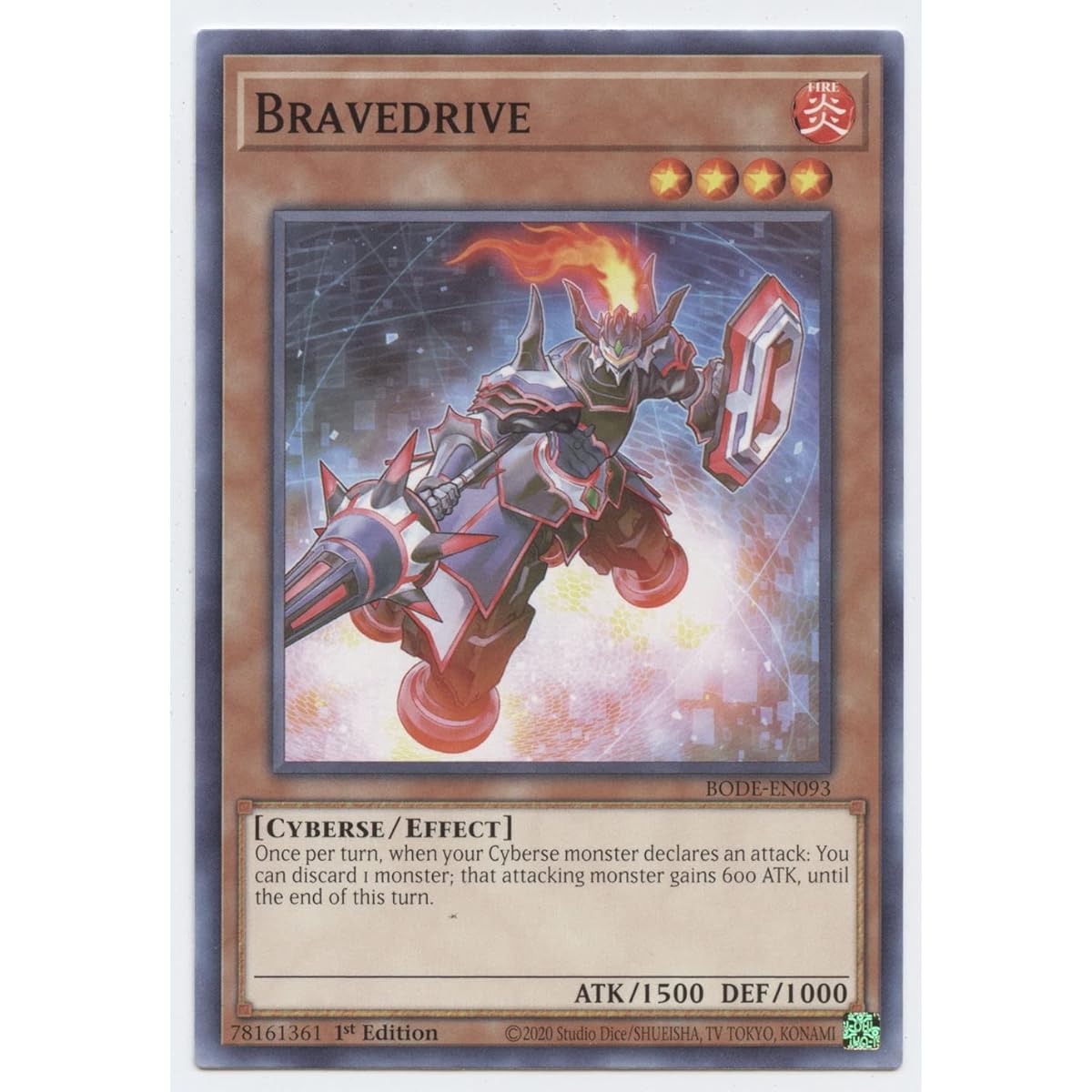 Bravedrive - BODE-EN093 - Common - First Edition