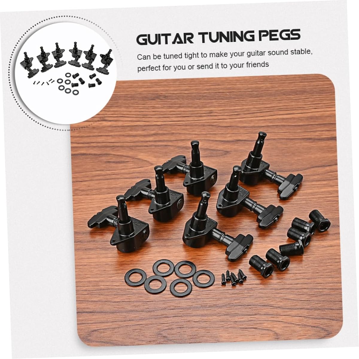 VICASKY 4-piece set acoustic guitar guitar case guitar e-noir guitar case guitar tool guitar parts set guitar pick guitar parts