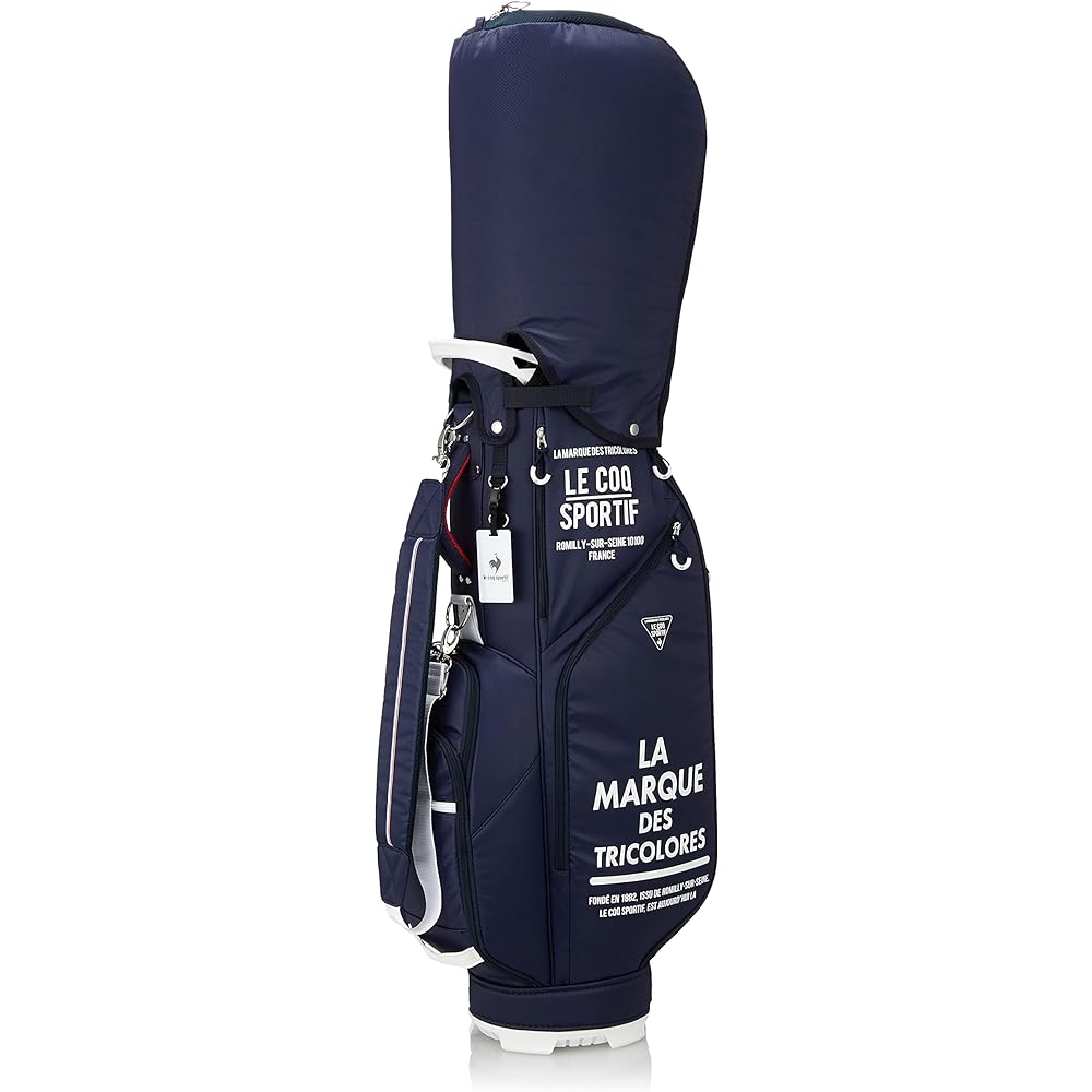 [Le Coq Sportif] Caddy Bag, Lightweight, 2.8 kg, 9 Type, 4 Divisions, Compatible with 47 Inches, Golf QQBVJJ02 Men's