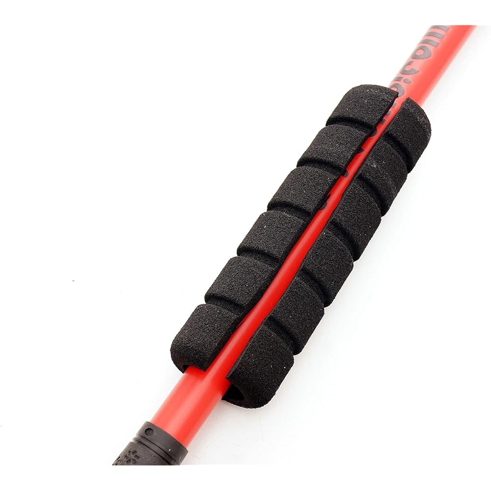 Komokome 2-way Golf Swing Practice Equipment, Live Swing, Flexible Shaft, Increases Flying Distance, Increases Head Speed, Practice Swing, Made in Japan (Red (Impact Master Included))
