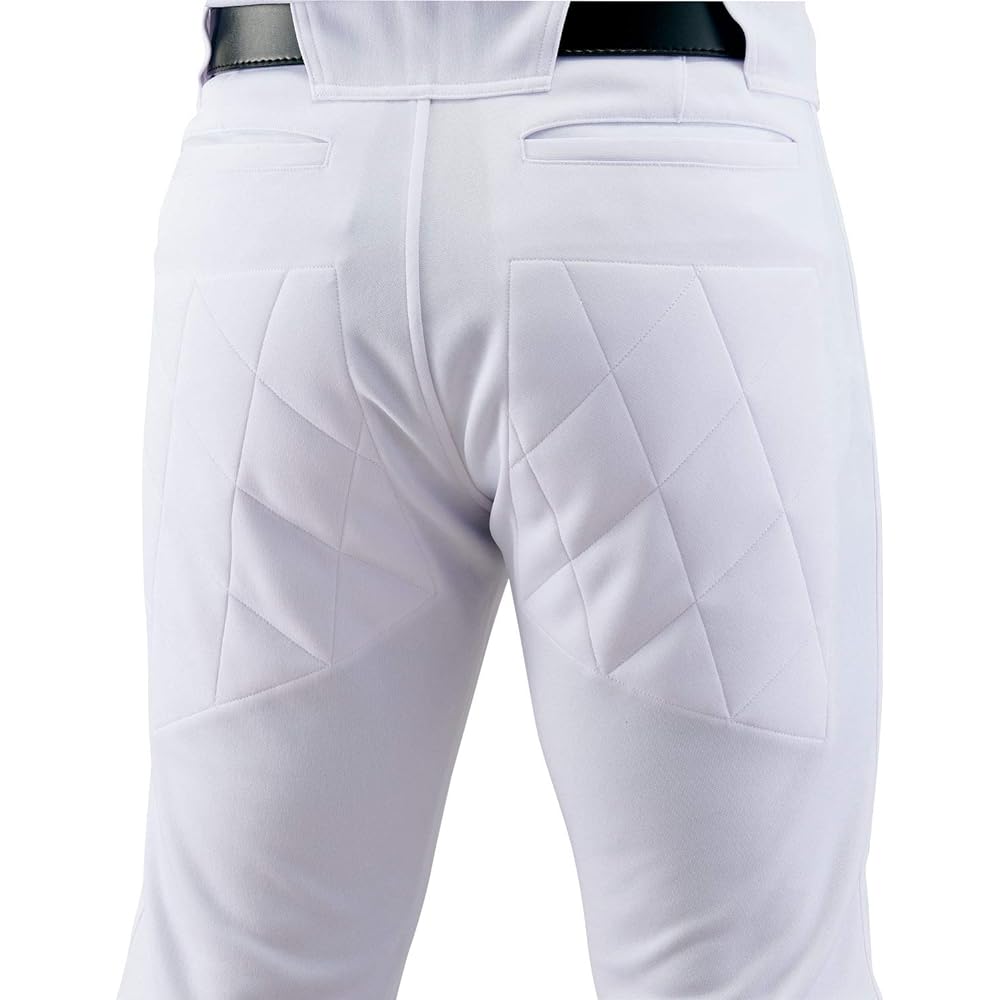 ZETT Youth Baseball Uniform Mechapan Junior Quilt Pants White (1100) 150 BU2282QP