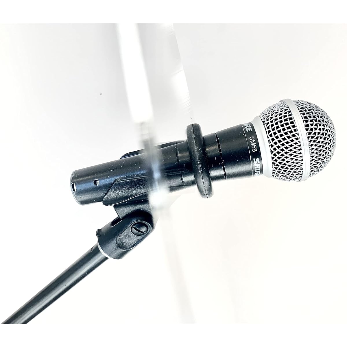 DistinctAndUnique (11" Diameter) Crystal Clear Acrylic Vocal and Horn Deflector Shield: 4 Styles 3mm Rigid Cast for Trumpet Saxophone Trombone Vocal.