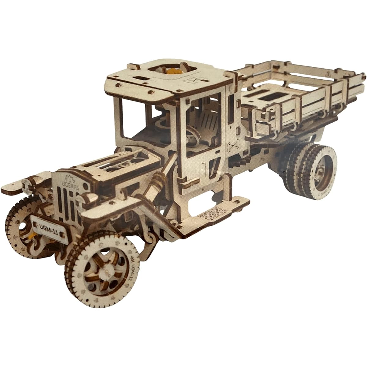 UGEARS Wooden 3D Model Mechanical Truck UGM-11 3D Puzzle Assembly Gift Set Assembly Required