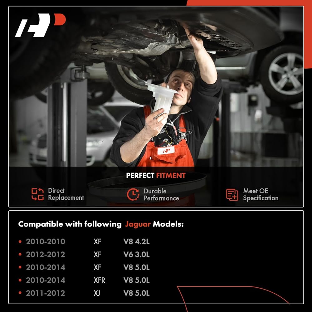 A-Premium Fuel Filter Replacement Jaguar XF XFR XJ 2010-2014 3.0L 4.2L 5.0L C2D25076 C2Z10550