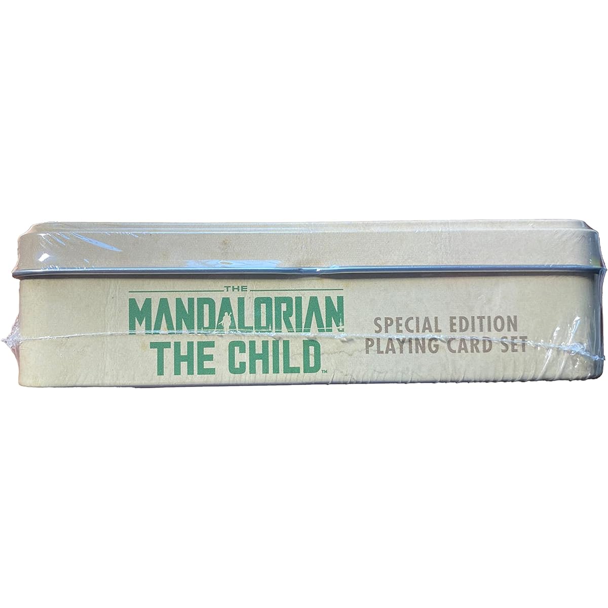 Aquarius Star Wars The Mandalorian Special Edition Playing Cards Set - Commemorative Tinplate - 2 Unique Decks