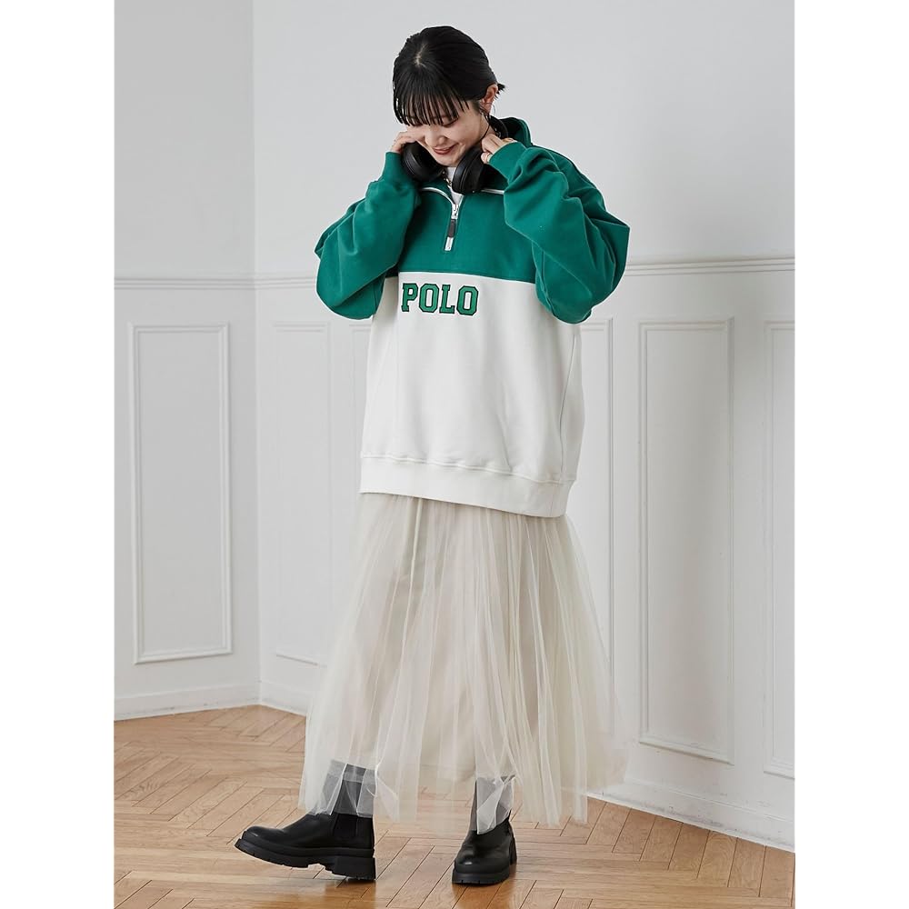 [Cohen] POLO BCS (Polo BCS) Custom Stand Half Zip Sweat Pullover 75206410350