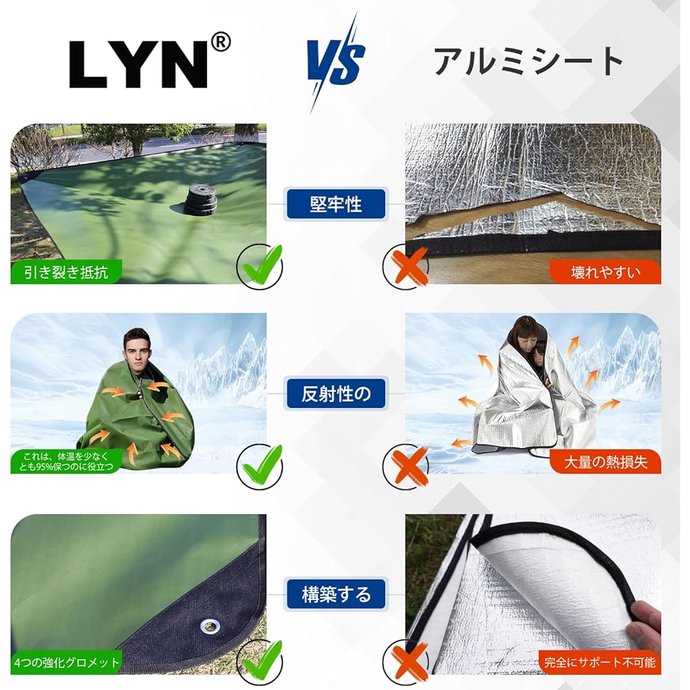 Wild Masquerade: LYN Heavy Camouflage/Camouflage Deformation Emergency Life Blanket/Tent-XL, Hot Space Polyester Film Waterproof Pile Camping, Military, Tarpaulin, Hiking, Climbing and Lifesaving Equipment