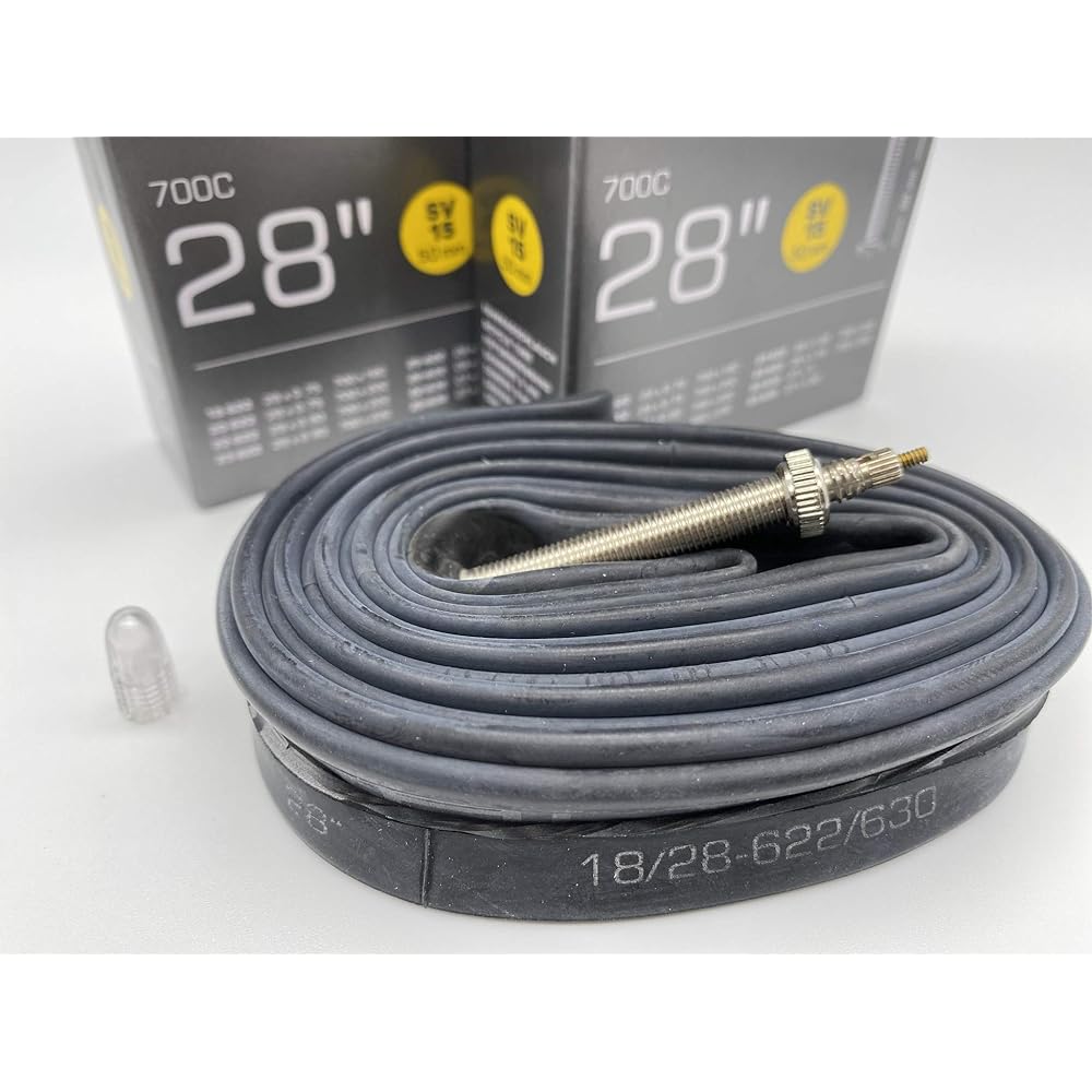 Set of 2 SCHWALBE Tube 700 x 18-28C Presta Valve 15SV Valve Length 50mm Medium Long Valve 15SV-ML Road Bike Bicycle [Parallel Import]