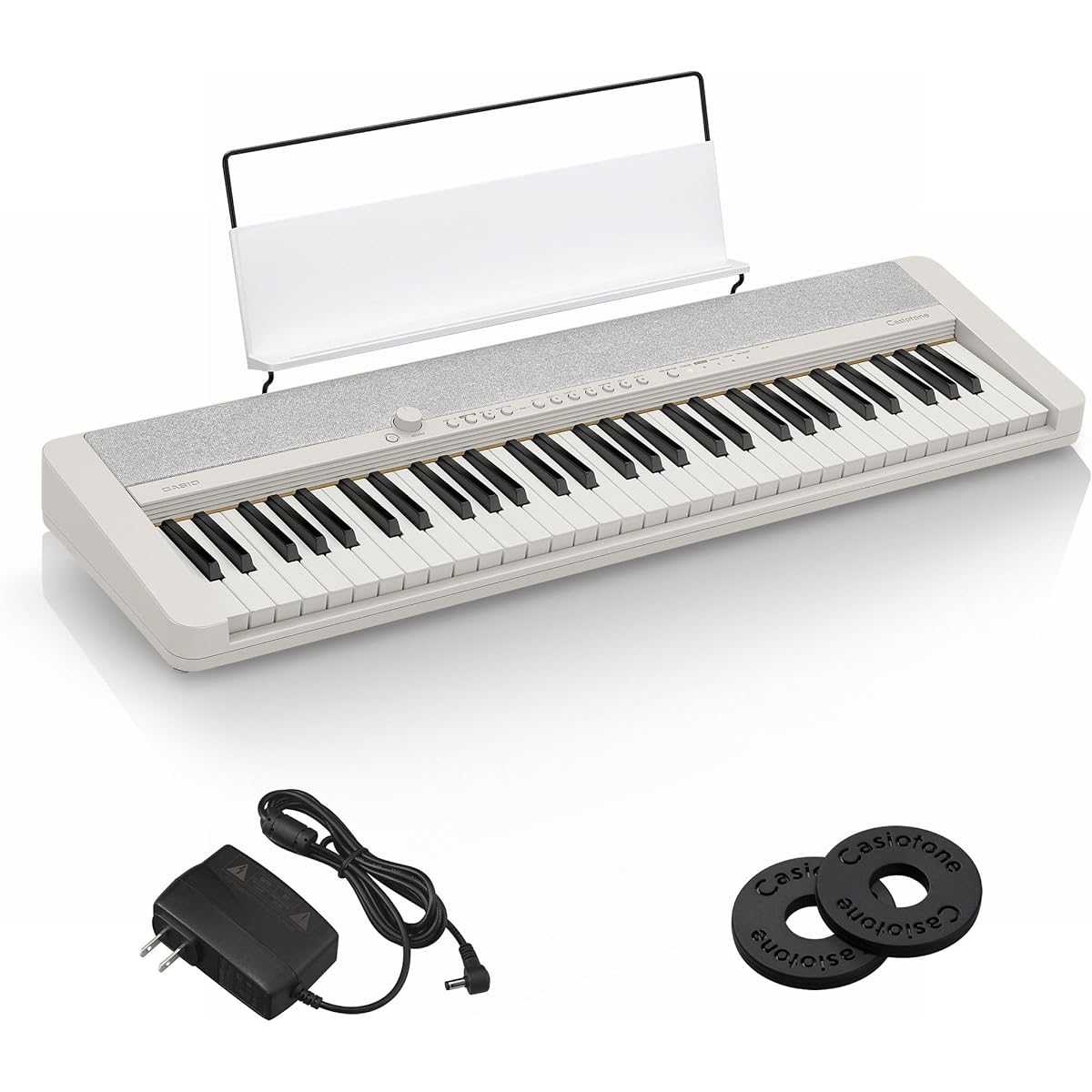 CASIO Electronic Keyboard Tone CT-S1 WE (White) Harami-chan's favorite 61-key keyboard with high-quality tones that you can easily carry around