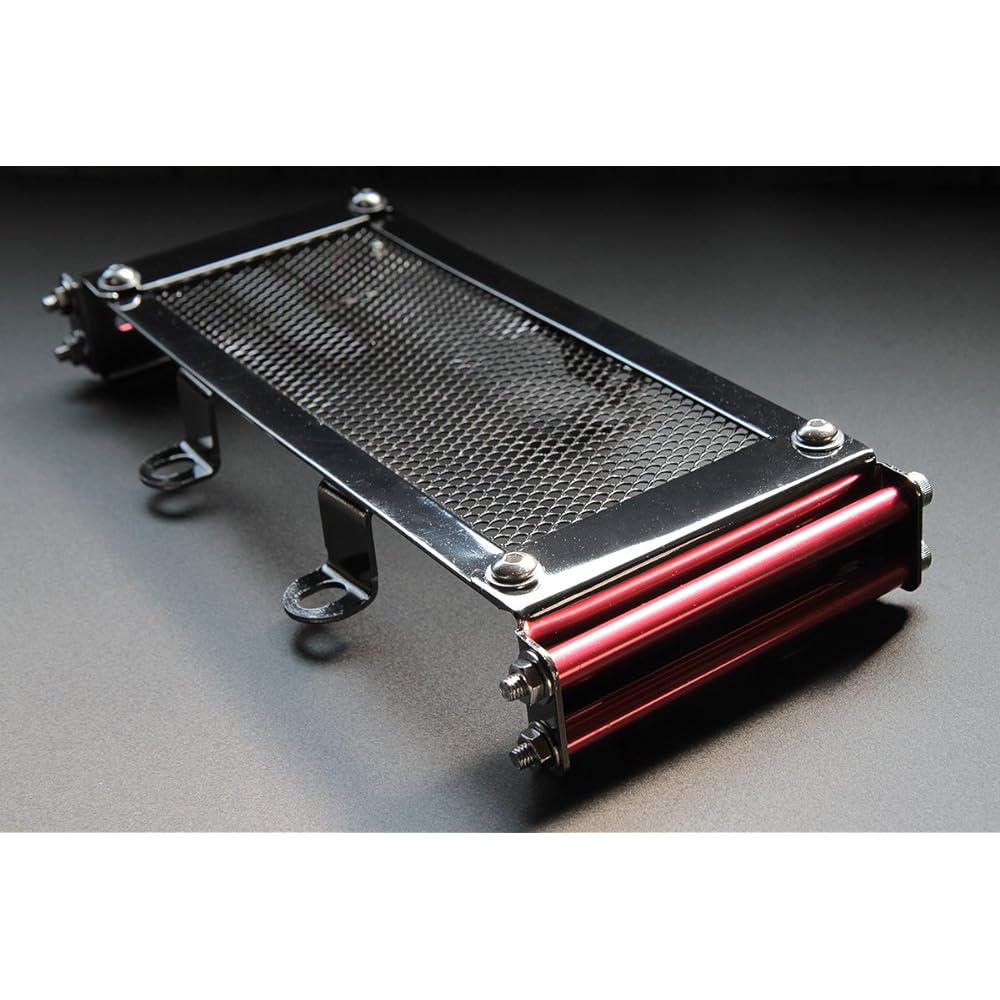 CHERRY [350] Oil Cooler Core Guard Black Chrome Compatible with Zephyr 400/χ/750 OIL-GRD01-3 OIL-GRD01-3