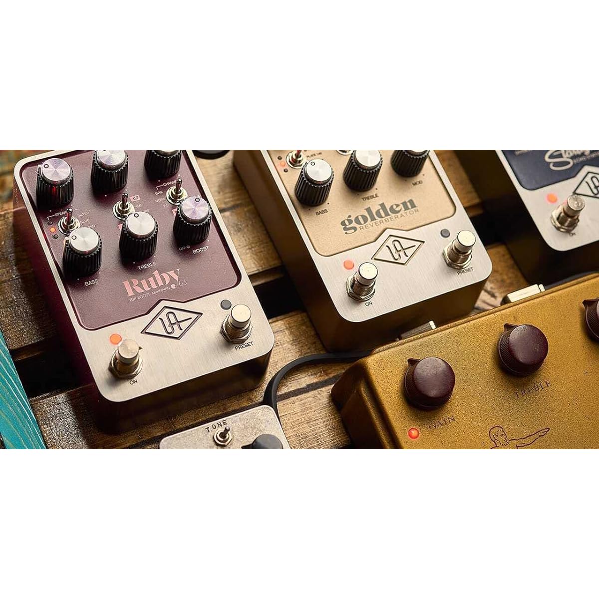 UNIVERSAL AUDIO UAFX RUBY / 63 Amplifier Overdrive Vibrato Amplifier Emulator Pedal Effector [Domestic regular product]