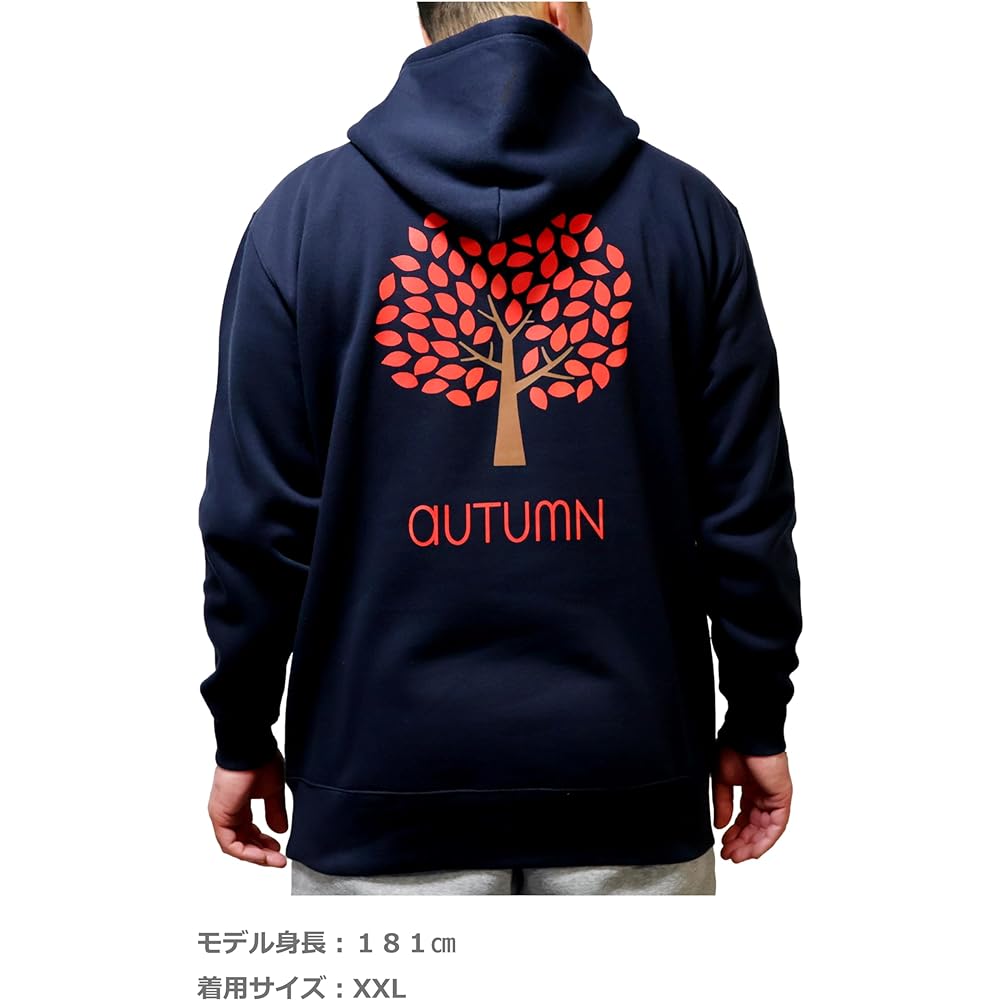 [LibErio] Parka Sweatshirt Men's Women's Pullover Tops Large Size Winter Clothes Autumn Spring Room Wear Loungewear Brushed Lining Hoodie Autumn 10.0 oz