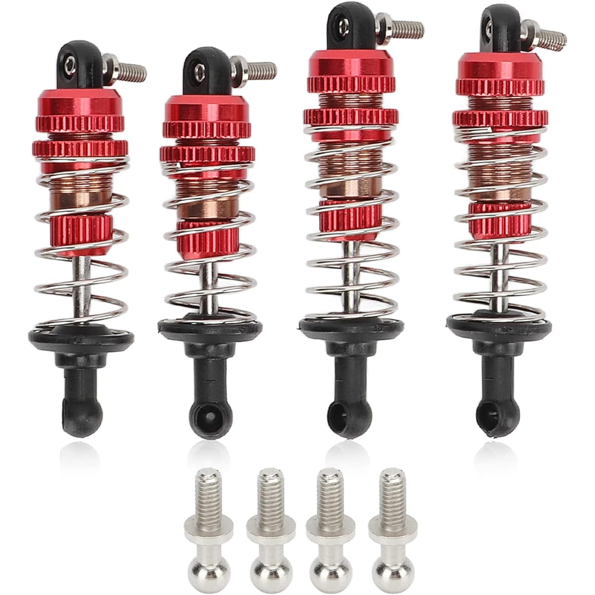 SUNGOOYUE RC Hydraulic Front & Rear Shock Absorbers Aluminum Alloy RC Damper for UD1601 UD1602 UD1603 UD1604 UD1607 SG1603 SG1604