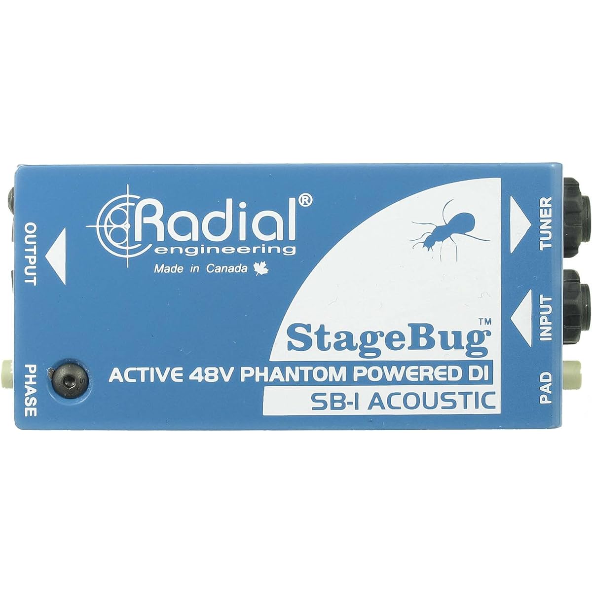 Radial DI box for electric acoustic guitar StageBug SB-1 Acoustic [Domestic regular import product]