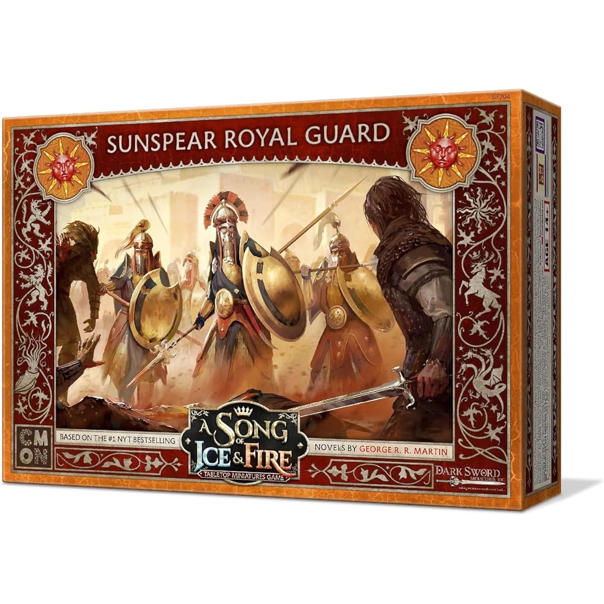 CMON A Song of Ice and Fire Tabletop Miniatures Game Sunspear Royal Guard Unit Box | Strategy Game for Teens and Adults | Ages 14+ | 2+ Players | Average Play Time 45-60 Minutes Multicolor (SIF704)