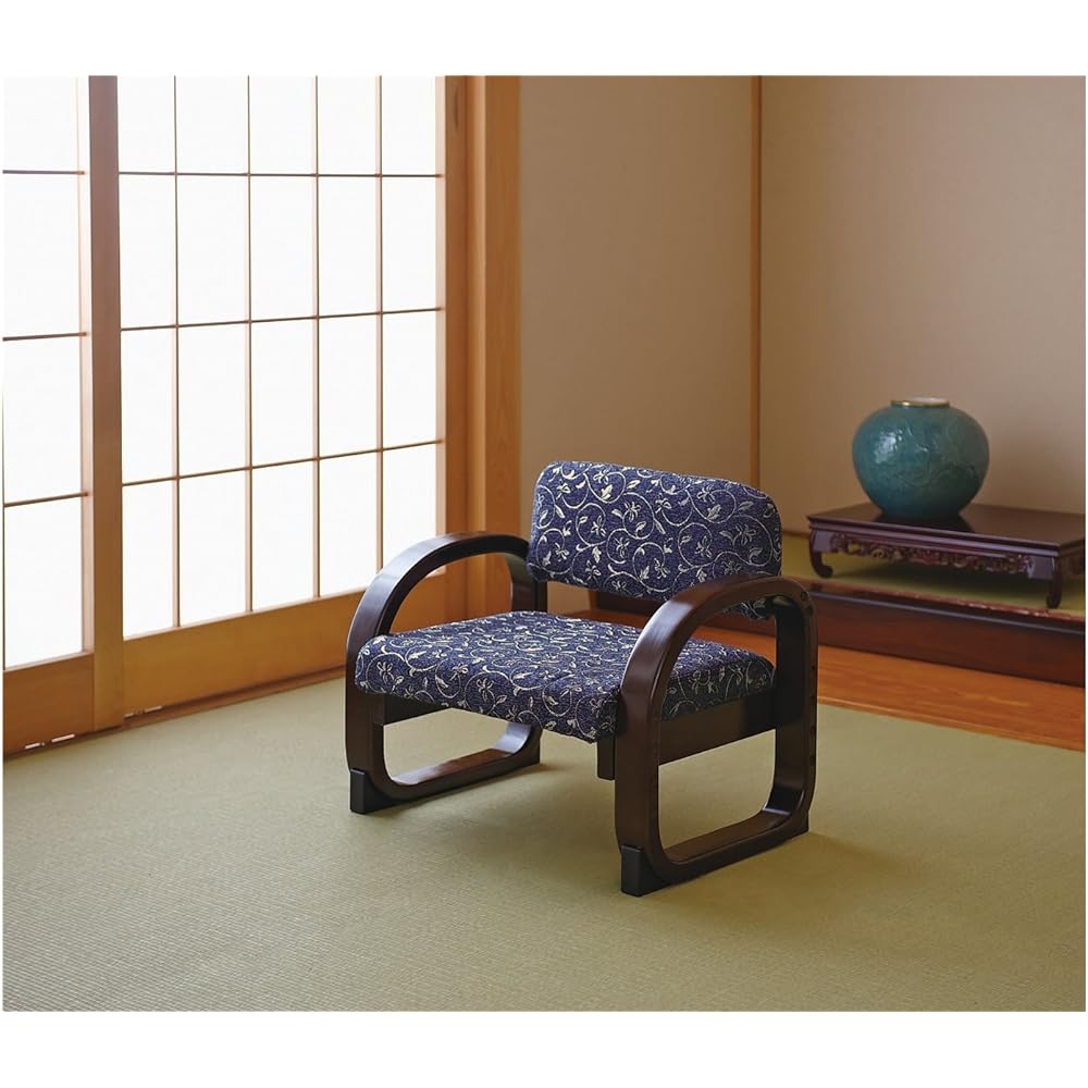 Thoughtful tatami chair navy blue