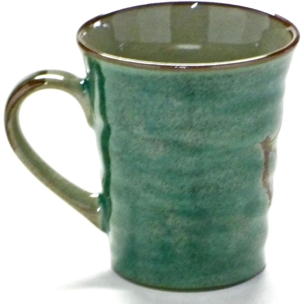 Kutani ware [mug] camellia and bird "middle picture"