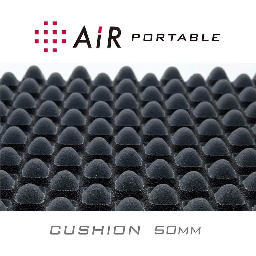 nishikawa [Nishikawa] [Air] Air Portable Cushion 40X40cm (Square Type) Uneven Structure Body Pressure Dispersion Less Fatigue Even When Sitting for a Long Time Less Stuffy Air AiR Blue HG90501661B
